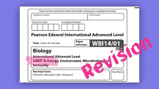 IAL Biology Unit 4 Revision Session [upl. by Chrysa]