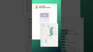 New Card amp Reference Labels in Power BI [upl. by Syl]