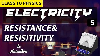 Electricity class 10 sciecne  Resistance and resistivity [upl. by Ettigdirb]