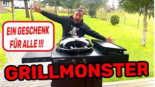 Vorstellung OUTDOORCHEF AROSA 570g MEIN NEUES SETUP   Klaus grillt [upl. by Esdnil537]