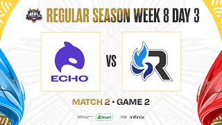 MPL PH S11  W8D3  ECHO vs RSG  GAME 2 [upl. by Ahsiloc]