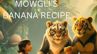 Mowglis banana recipe  jungle book cartoon story  cartoons for kids  English story  eurokids99 [upl. by Eldwon]