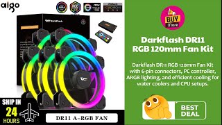 Darkflash DR11 RGB 120mm Fan Kit [upl. by Eissirc]