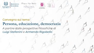 Convegno sul tema Persona educazione democrazia [upl. by Vincent338]