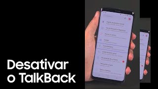 Samsung  Smartphone  Desativar o TalkBack [upl. by Enimrac488]