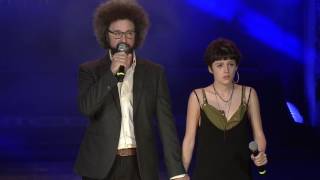 Simone Cristicchi e Chiara Dello Iacovo  Ti regalerò una rosa  Musicultura 2016 [upl. by Suzi]