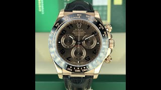 2018 Rolex Daytona 116515LN Ceramic Chocolate Rose Gold Unworn Box Card [upl. by Ellicec337]