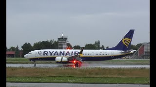 4K  quotNEWquot B7378200 MAX  Ryanair quotFirst visitquot at EDJAMemmingen Airport  082021 [upl. by Osborne]