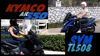 KYMCO AK550 vs SYM TL508 [upl. by Lexis]