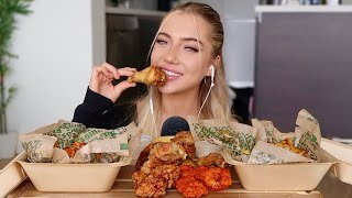 ASMR WINGSTOP MUKBANG [upl. by Clemens]