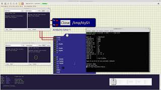 Serial Port SimulIDE 100 [upl. by Zsuedat]