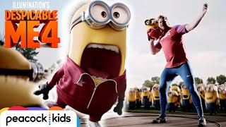 JUMP AROUND with the Minions at the Paris Olympics  DESPICABLE ME 4 [upl. by Engleman589]