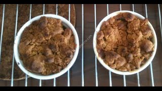 Recette de crumble aux pommes au thermomix [upl. by Anuat]