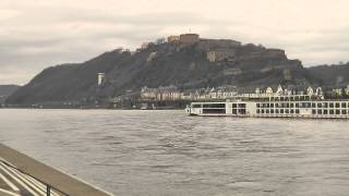 Kreuzfahrtschiff MS quotViking Torquot  Koblenz  Ehrenbreitstein [upl. by Bosson523]