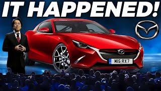 ITS BACK Mazda CEO Reveals The Return of the Mazda RX7 [upl. by Morie399]