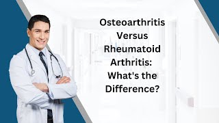 Osteoarthritis vs Rheumatoid Arthritis [upl. by Rosenzweig]