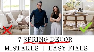 SPRING DECORATING MISTAKES  BUDGET FRIENDLY amp EASY FIXES  HOUSE OF VALENTINA [upl. by Wenona751]