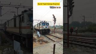 Surat Tapti Ganga Express  Mau Junction Railway Station indianrailway surattaptigangaexpress [upl. by Marijo743]