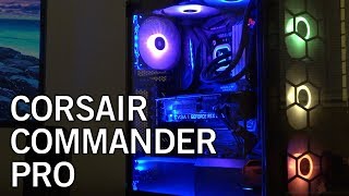 Corsair Commander Pro and SP120 RGB Fans • Installed in Corsair 460X RGB Case [upl. by Nynnahs531]