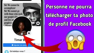 Comment protéger votre photo de profil Facebook contre tout téléchargement et capture décran [upl. by Fenella]