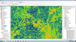 NDVI from Landsat using ArcGIS [upl. by Aubine]