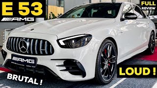 2022 MERCEDES E53 AMG Sedan BRUTAL Exhaust SOUND FULL InDepth Review Exterior Interior Infotainment [upl. by Ococ]