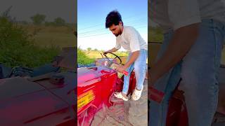 Mahindra Tractor per Spray paint 😲🚜shorts vlog youtubeshorts [upl. by Bekelja]