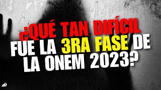 SOLUCIONARIO ONEM 2023  FASE DRE  NIVEL 3 🤔¿ESTABA DIFÍCIL [upl. by Ayila]