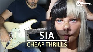 Sia  Cheap Thrills  Electric Guitar Cover by Kfir Ochaion [upl. by Ahseket]