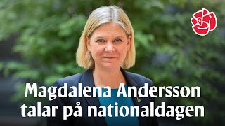 LIVE Magdalena Andersson talar på Sveriges nationaldag 2024 [upl. by Attenyt243]