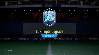 2x 85 TRIPLE UPGRADE PACKS OPENED FIFA 22 Ultimate Team [upl. by Arbmahs771]