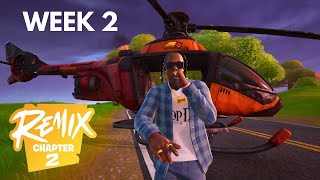 Fortnite Moms Spaghetti Helicopter Location Chapter 2 Remix Week 2 [upl. by Eittak720]