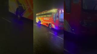 Kohli bus Nashik ❤️lightdecoration driving highway luxurybus buslife automobile shortfeed [upl. by Burnsed]