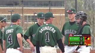 Dublin Coffman vs Dublin Jerome Baseball 41317 [upl. by Riebling545]