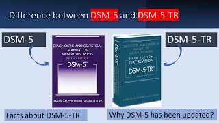 What updates have been made in DSM5TR Difference between DSMV and DSM 5TR [upl. by Lucie]