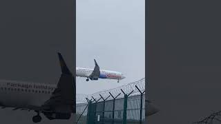 Jet2 landing at Manchester airport [upl. by Blanc]