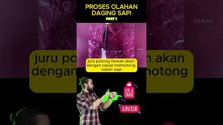 HWK  NON HALAL PROSES DAGING SAPI MODERN ⁉️ [upl. by Kciredec]