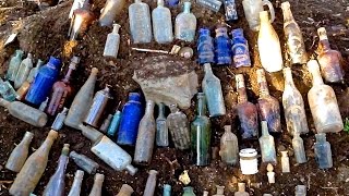 1800s bottle dump found Dig Fellas unearth treasure [upl. by Padraig]