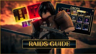 The ULTIMATE RAIDS Guide  Attack On Titan Revolution [upl. by Ennaihs]