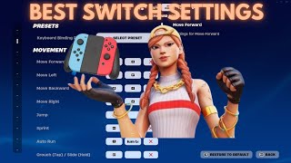 BEST fortnite NINTENDO SWITCH SETTINGS [upl. by Dorree]