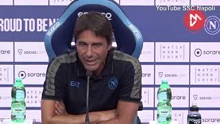 NAPOLI È ALLARME CONTE quotMOMENTO CRITICO DOVREMO SOFFRIRE MI ASPETTAVO UNA SITUAZIONE MIGLIOREquot [upl. by Bary]