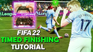 FIFA 22 Timed Finishing Tutorial  How to TIME SHOTS in FIFA 22  FIFA22 Finishing Tutorial [upl. by Chesney]