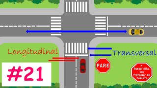 TRANSVERSAL E LONGITUDINAL  CURSO DE PRIMEIRA HABILITAÇÃO  21 [upl. by Orips]