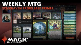 Weekly MTG  Strixhaven Prerelease Primer [upl. by Annais]