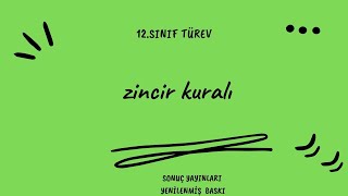 8 zincir kuralı türev [upl. by Adnawyek139]