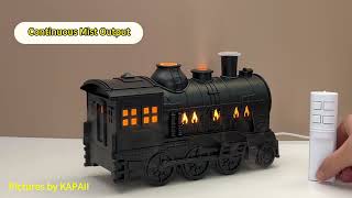 KAPAII  🚂Train Aroma Diffuser with Steam Effect  How it works [upl. by Chong]