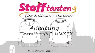 Schnittmuster Anleitung quotTeamHoodiequot [upl. by Carrie]