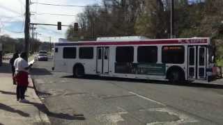 SEPTA 2003 New Flyer D40LF 5655 leaving Wissahickon Transfer Center [upl. by Shiller420]