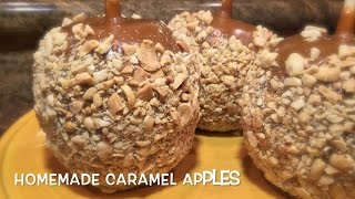 ✦ Homemade Caramel Apples Recipe ✦ [upl. by Essila]