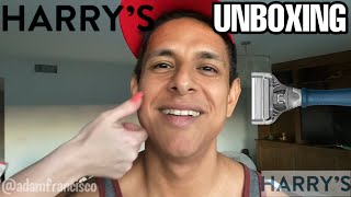 Unboxing Harry’s Razor First Shave  Review 🪒 [upl. by Ramah]